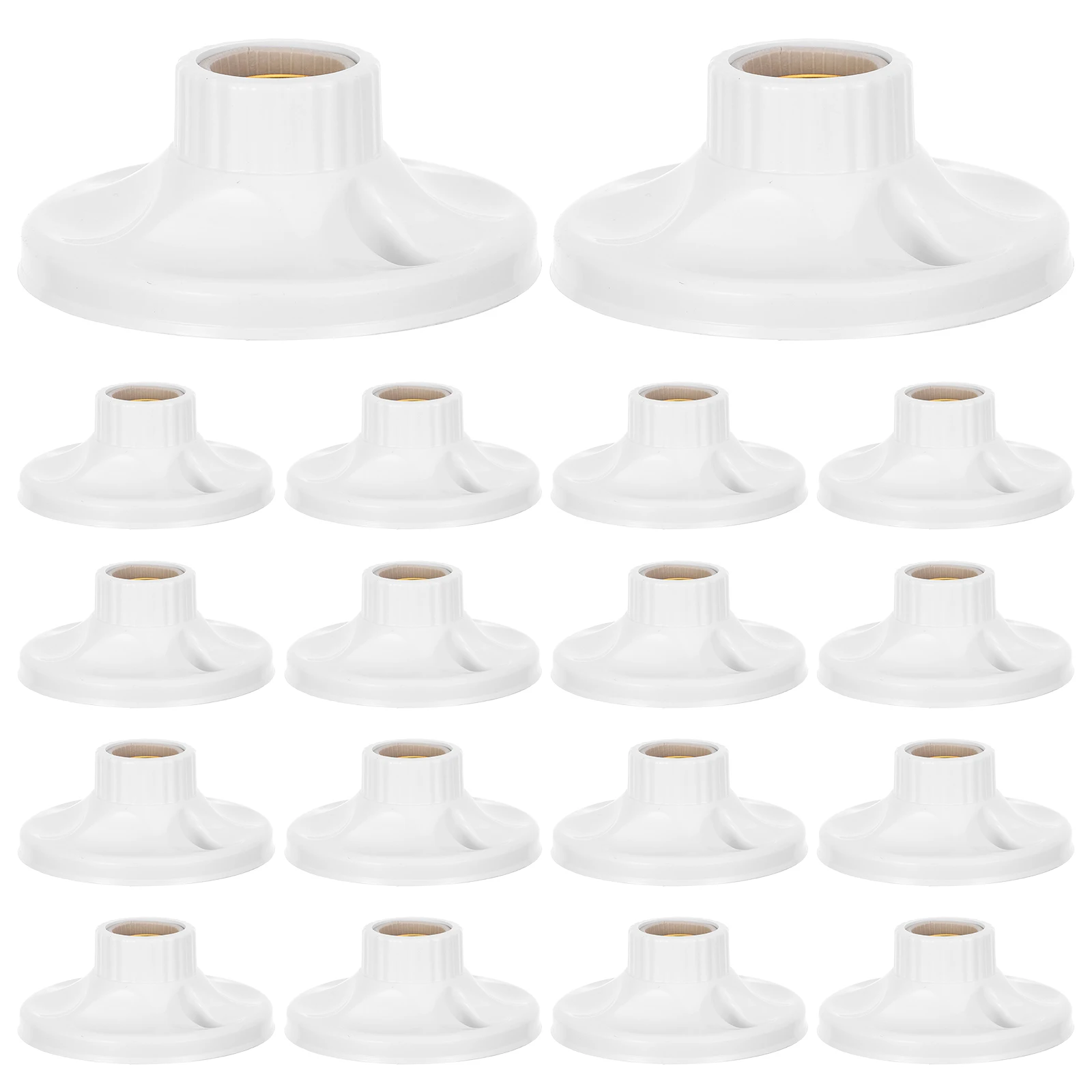 

24pcs E27 Screw Lamp Holder Socket 250V High Power Thickened Design for Wall Table Lighting Fixtures Accessories