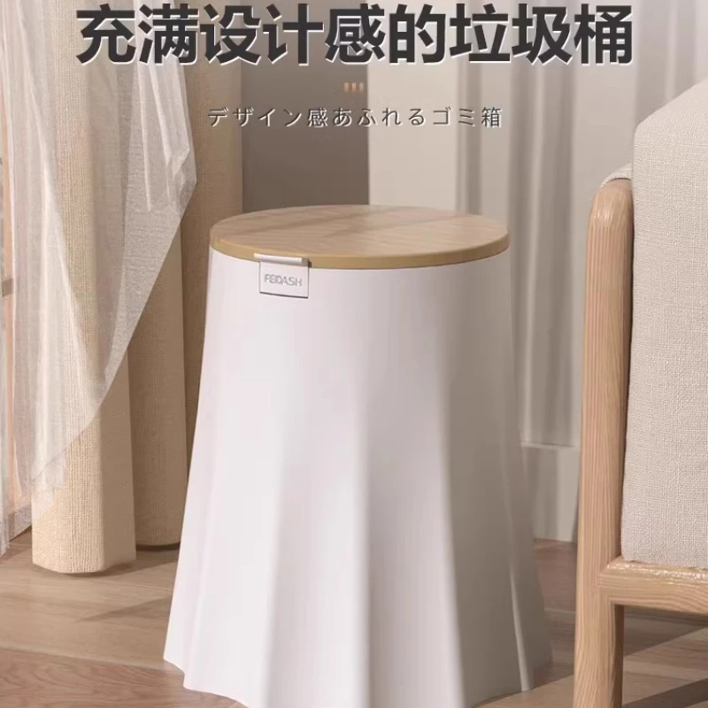 

Мусорное ведро для дома, гостиной, спальни, кухни, современное простое откидное крышка с защитой от кошек и домашних животных, кубики для переработки мусора, отдельные мусорные баки