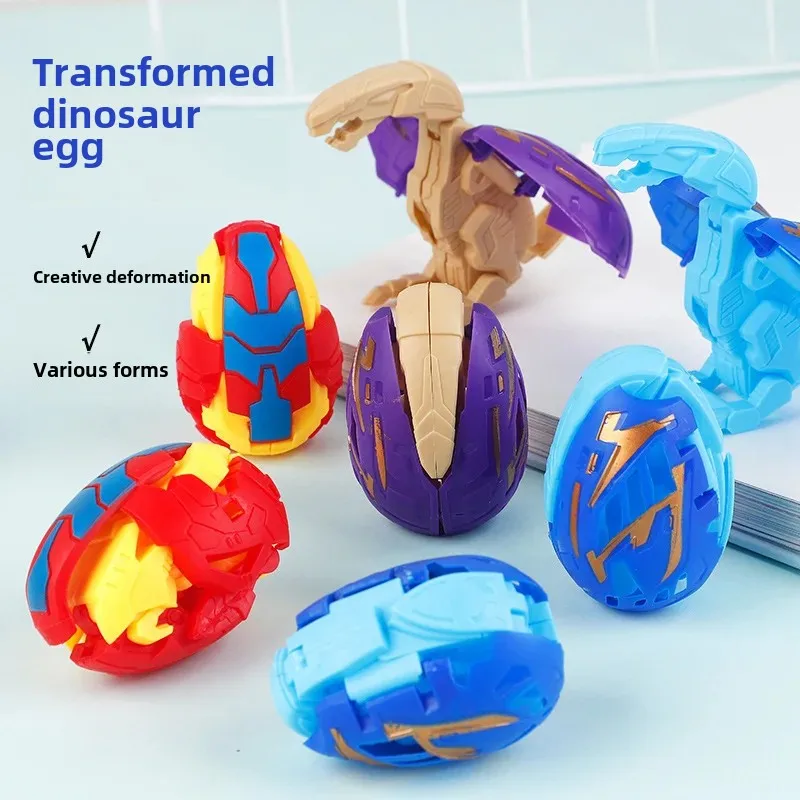 Transformable Dinosaur Egg Toy Realistic Dinosaur Transformation Boy Dinosaur Twist Egg Kindergarten Children's Gift Monster