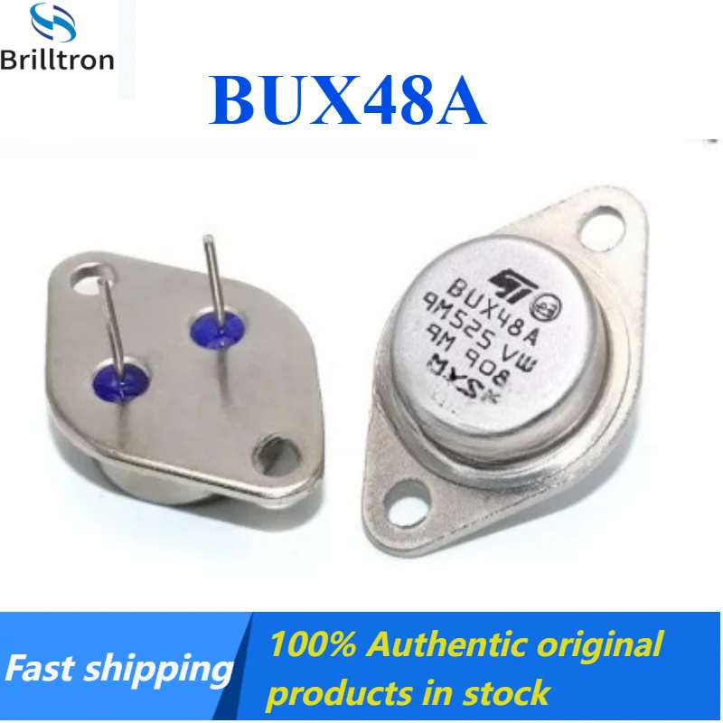 10-50PCS BUX48A Gold-Sealed High-Power Transistor with Iron Cap TO-3 Brand New Original in Stock , Fast Shipping.