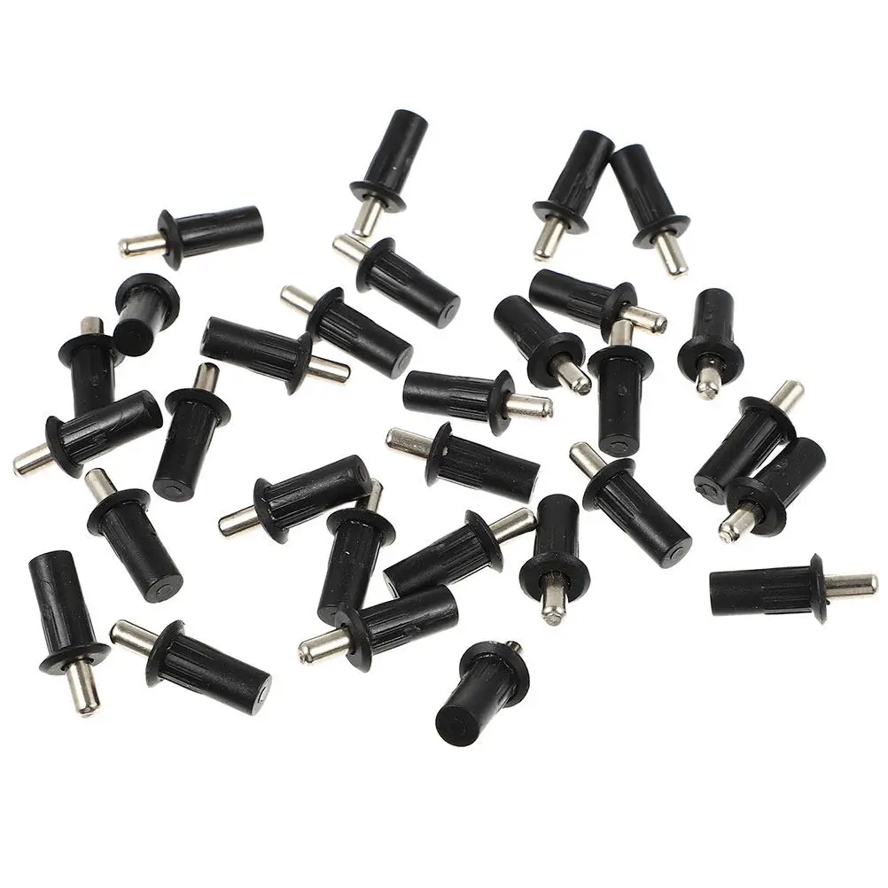100Pcs Furniture Pin Repair Kit Spring Loaded Adjustable Length Cabinet Door Shutter Blinds Window Shutter Hardware Plastic