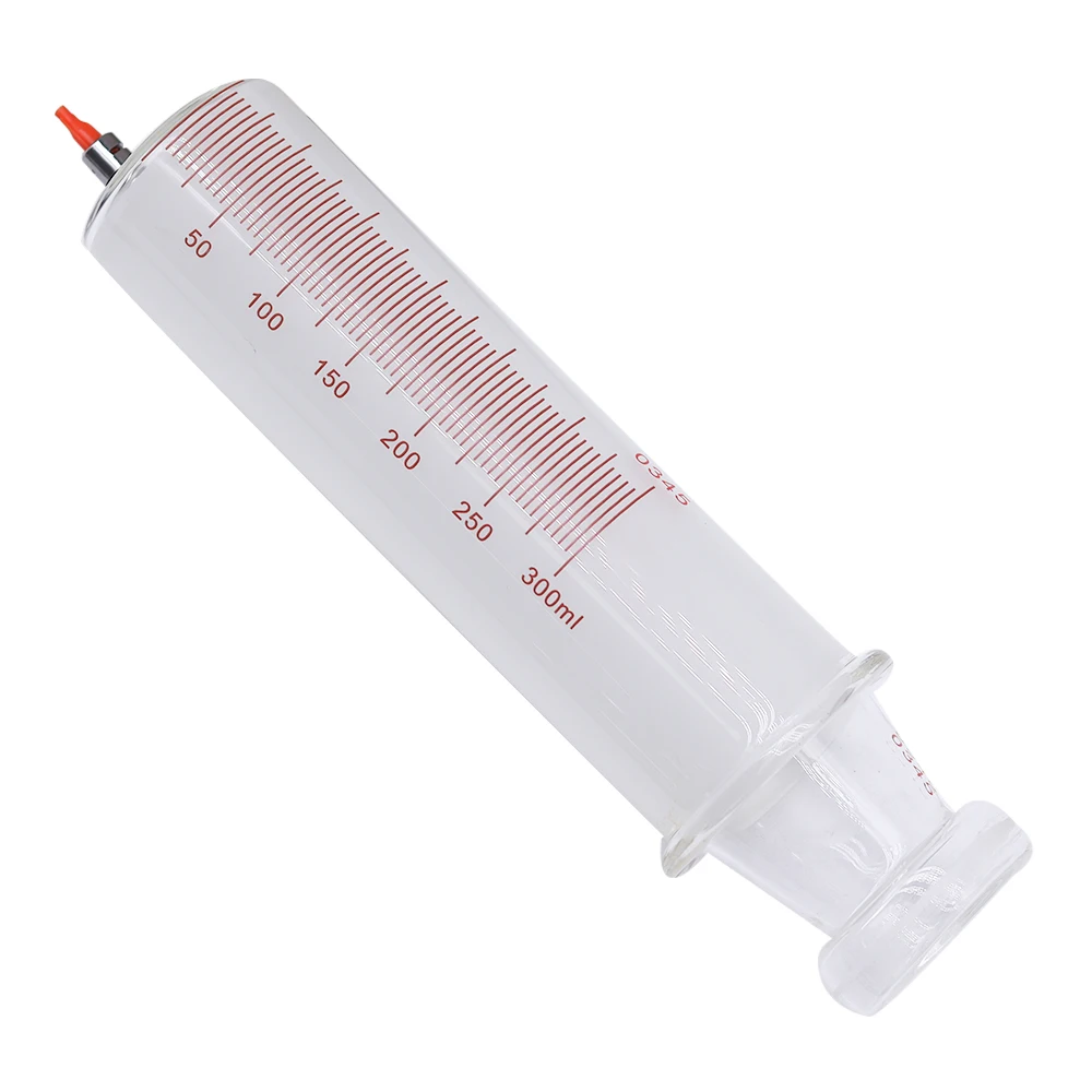 150ml/200ml/250ml/300ml/500ml/1000ml All Glass Syringes Large sausage device Glass sample extractor Glass Injector large caliber