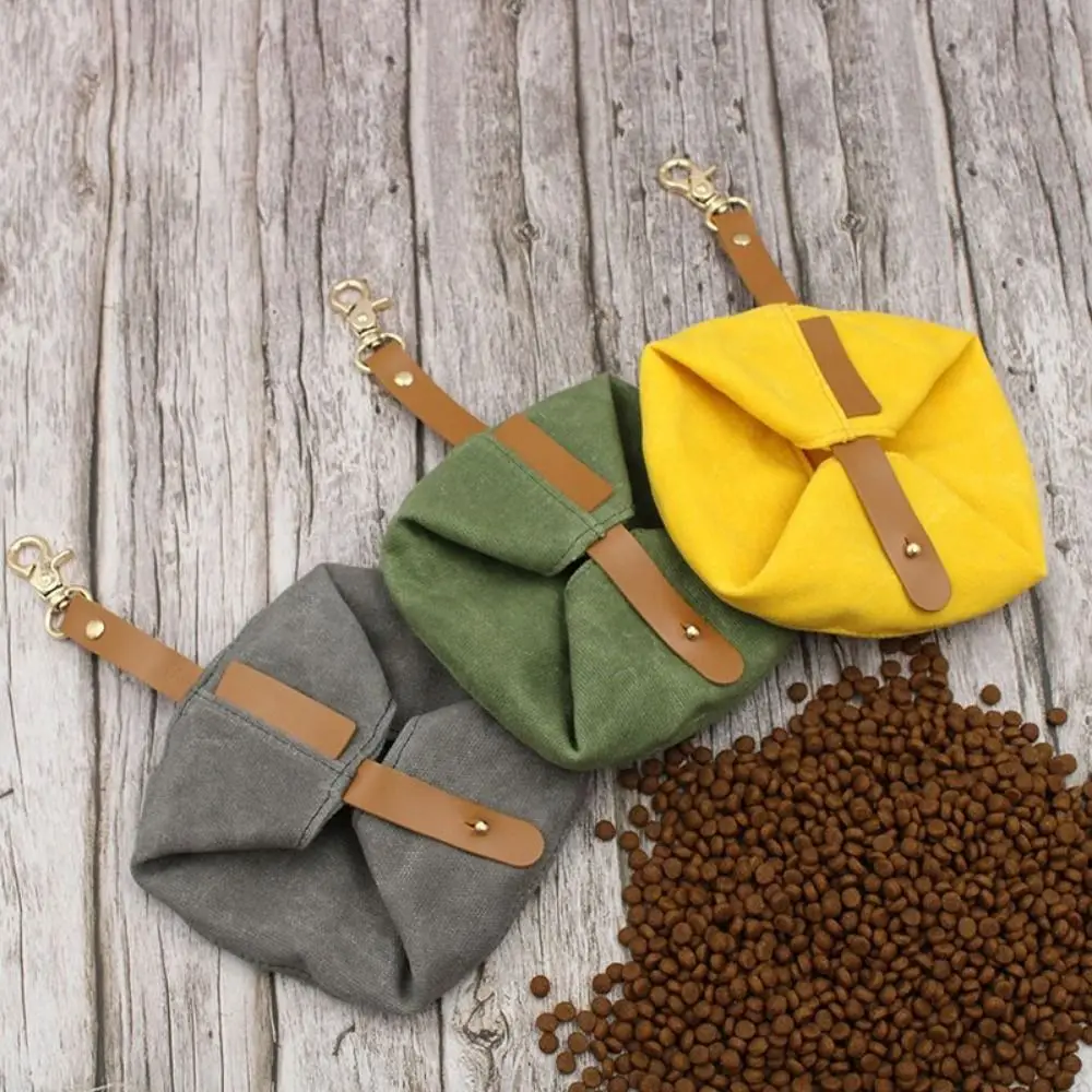 

Creative Waterproof Canvas Dog Bowl Universal Foldable Dog Bowl Pet Food Bowl Pet Supplies