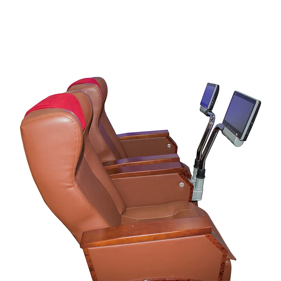 13.3 بوصة حافلة VOD اللوحي شاشة أندرويد سوينغ الذراع متعدد USB مشغل الوسائط بلوتوث LCD مشغل ديفيدي كومبو حافلة المقعد الخلفي