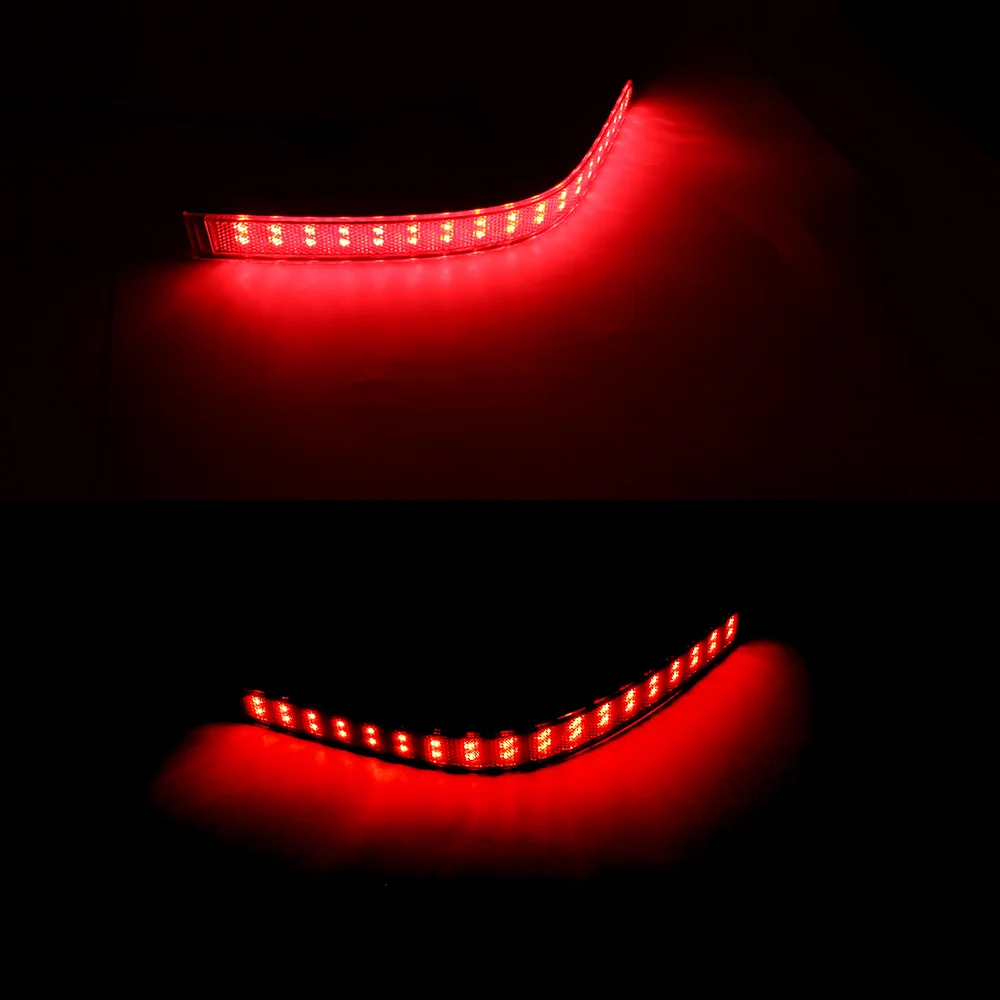 2PCS LED Rear Bumper Reflector Lights For VW Transporter T6 Multivan Caravelle 2016-2020 OEM： 7E0945105D 7E0945106D, 7E0945105E