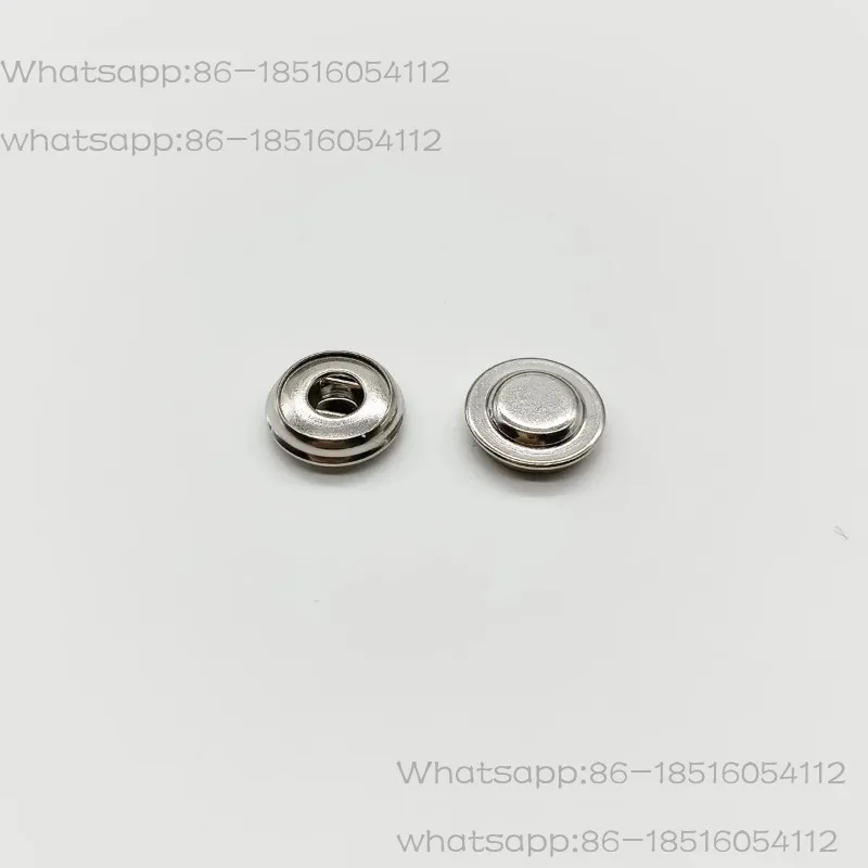 5.0mm ECG electrode female buckle ECG monitor conductive buckle PCB easy to solder injection molded metal buckle