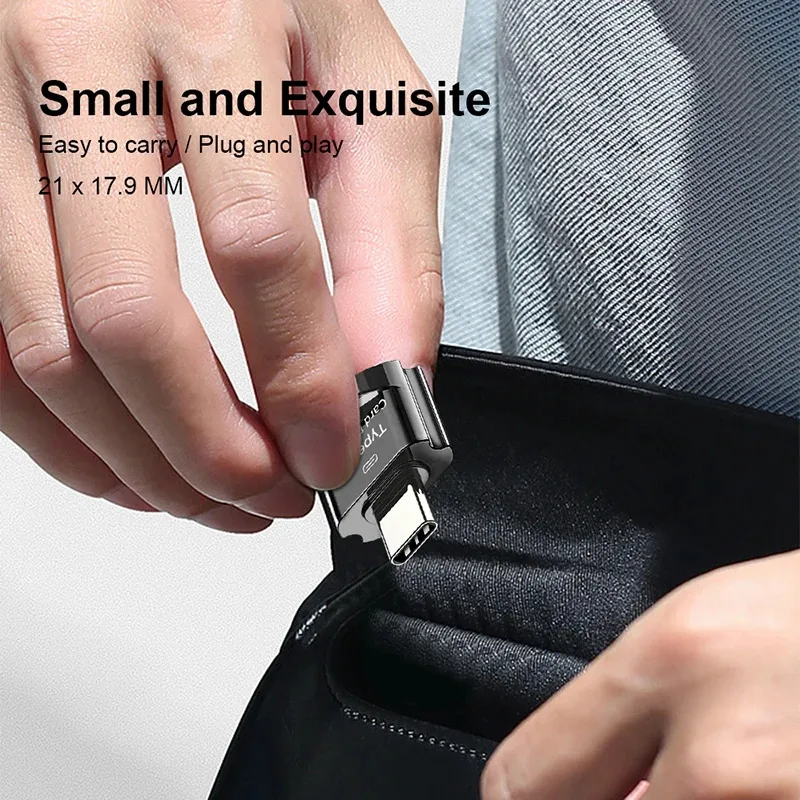 Plug and PlayType-CMini Mobile Phone Card Reader High SpeedTFCardOTGCard Reader High-Speed Stable Transmission