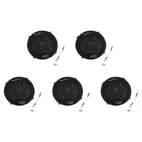 5 Set 150Mm Triple Feed Patch 5.8Ghz 14Dbi Pagoda Array FPV Antenna Image Transmitter Flat Panel Antenna Black