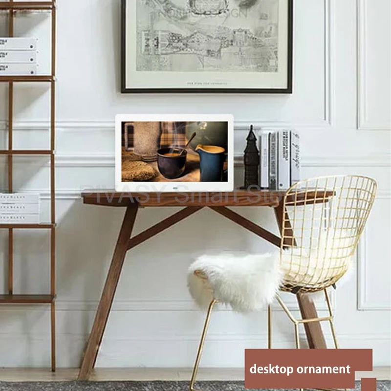 กรอบรูปดิจิตอลอัลบั้มอิเล็กทรอนิกส์ขนาด 10.1 นิ้ว ความละเอียด 1280x800 IPS HD พร้อมลำโพงสเตอริโอและกรอบบางเฉียบสำหรับโฆษณา