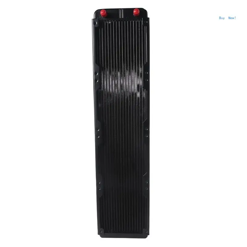 DIY Liquid Cooling System High-Density Fins 18-Row Tubes Aluminum Radiator for Computer Water Cooling System 480mm/18.9