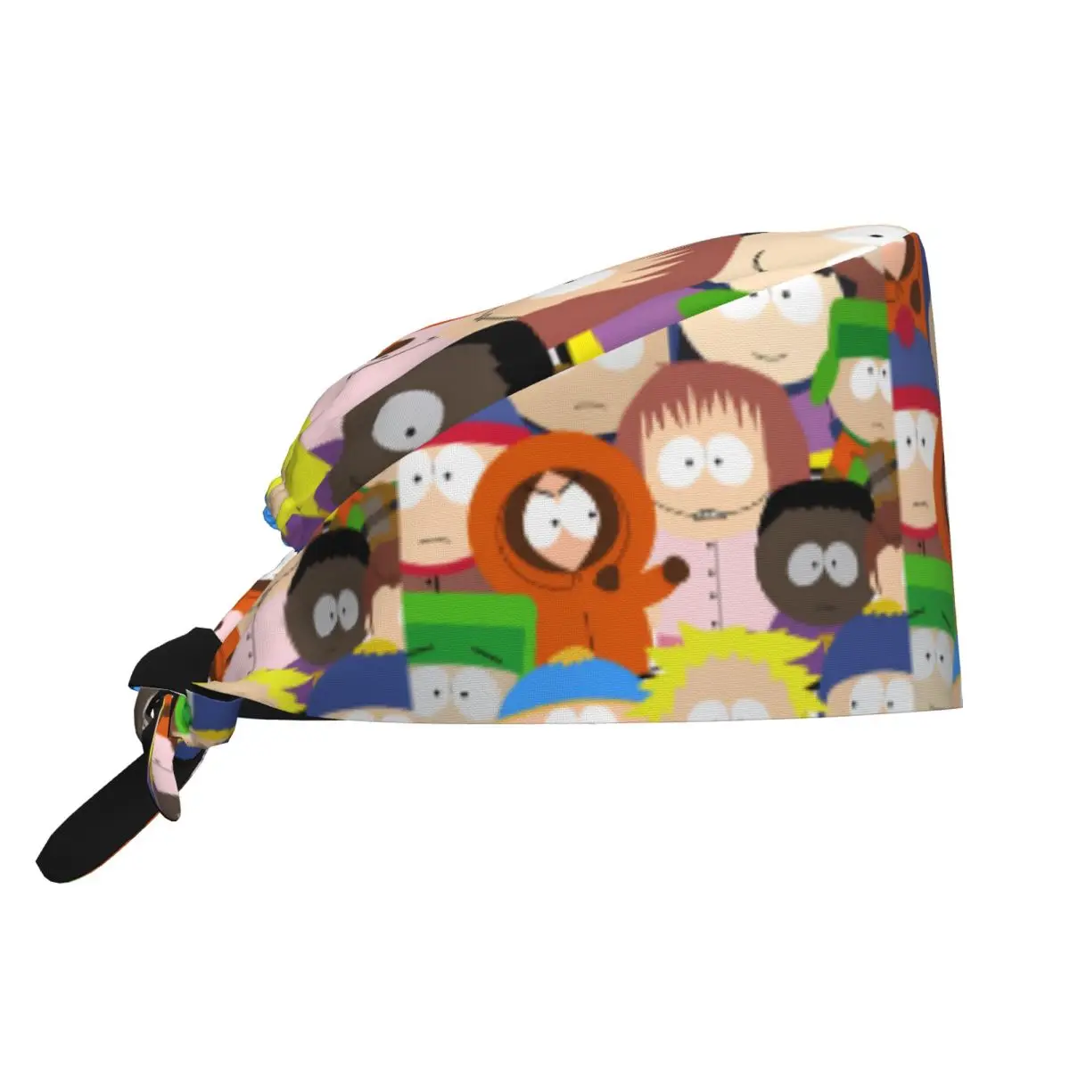 Working Caps For Unisex Women Souths Parks Nurse Hats Adjustable Scrub Caps Casual Bandage Tie Back Medical Cap
