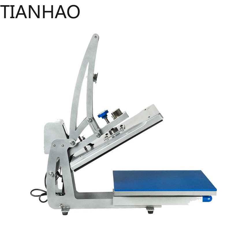 Direct Injection Heat Press Machine CK1702 Setable T-shirt Heat Press Machine 40*50cm Magnetic Semi-automatic Heat Transfer Mach