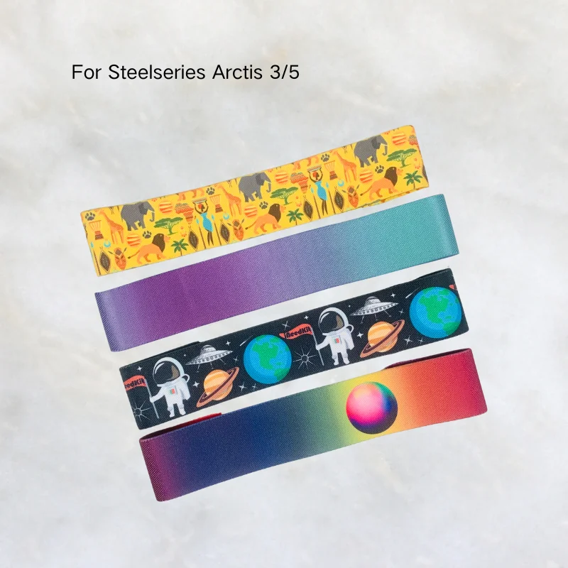 وسادات أذن بديلة من القماش الأسود لـ SteelSeries Arctis 3 / Arctis 5 / Arctis 7 Arctis 9 / Arctis 1 / Arctis pro