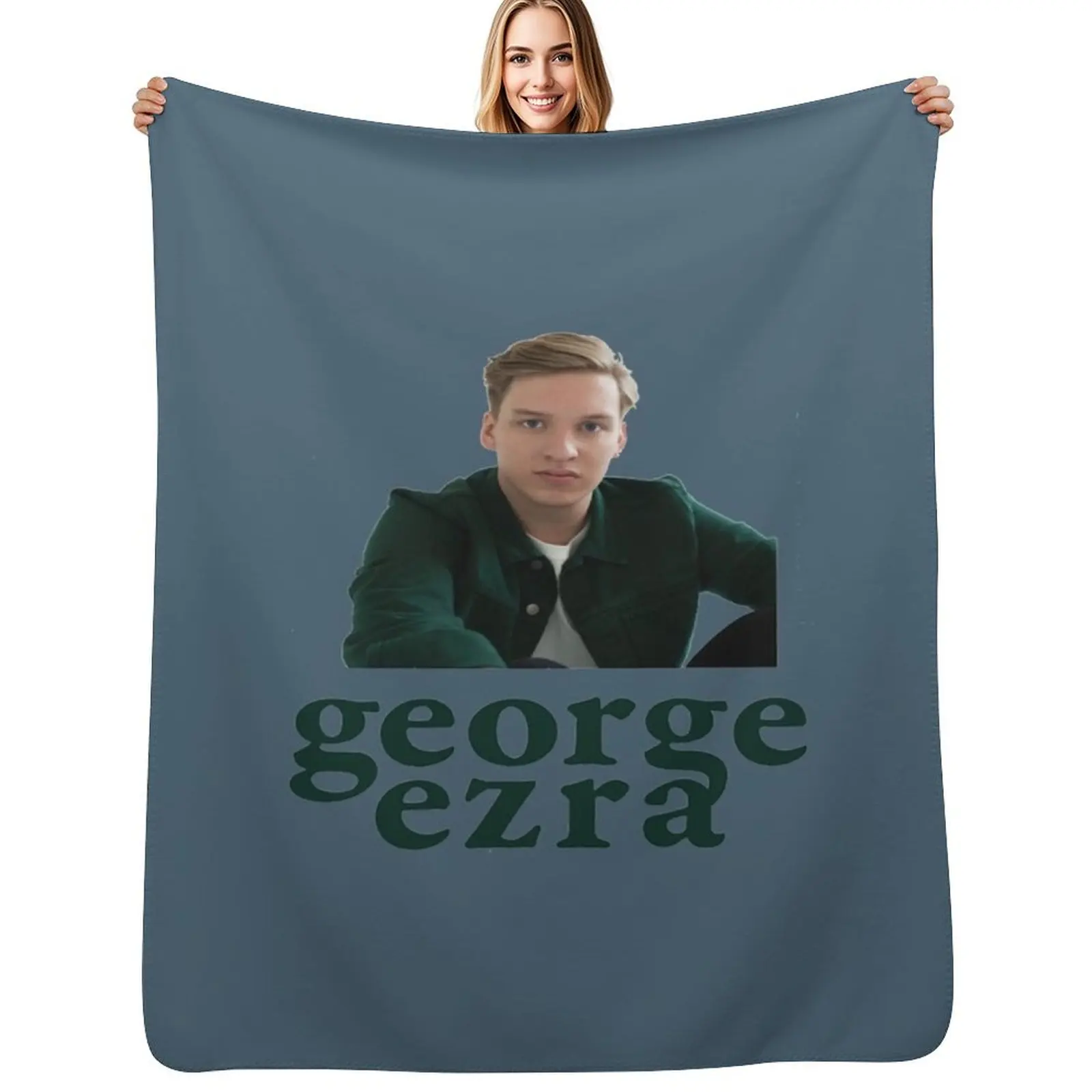 

GEORGE EZRA ALBUM ATINDEDEK Throw Blanket Air Conditioner Soft Blanket for Office Home