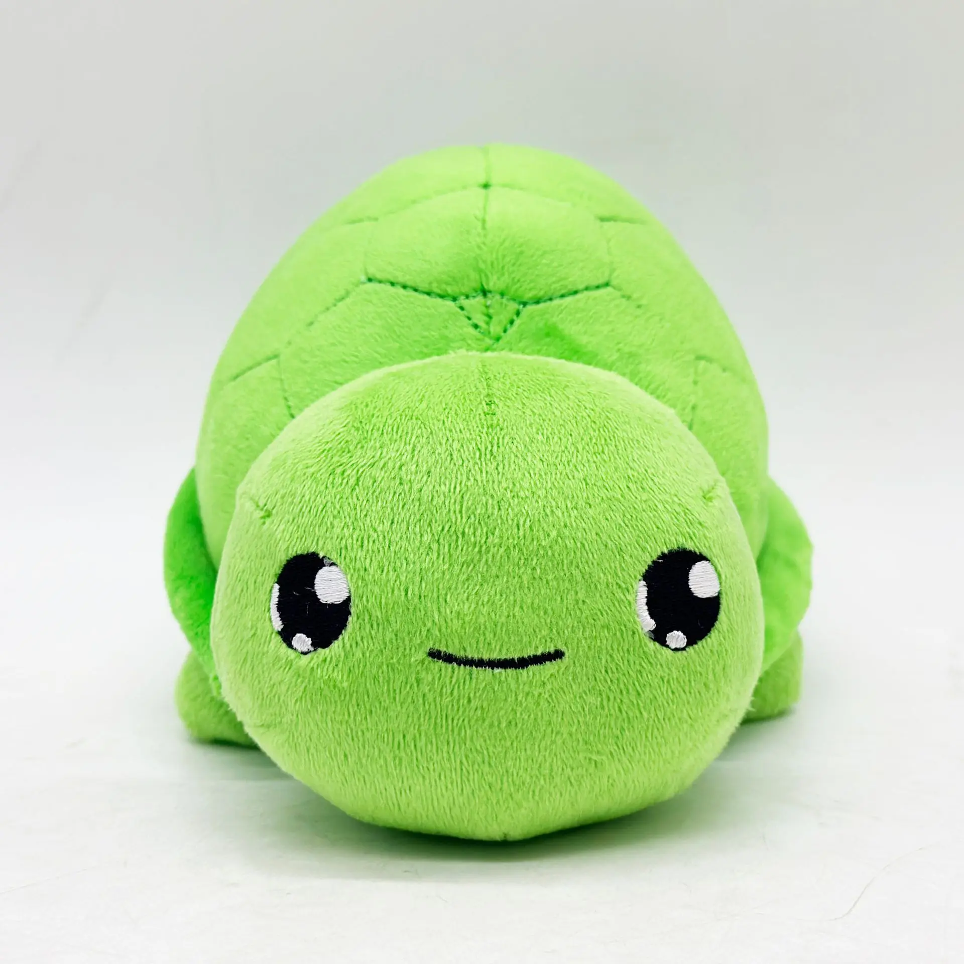 Vedal Vtuber 녹색 봉제 거북이 재미있는 만화 관련 이미지 귀여운 봉제 동물 인형 어린이를위한 치유 인형 선물