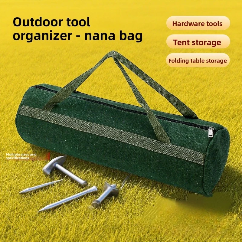 

Outdoor camping tent accessory storage bag - specially designed for ground stakes and guy ropes