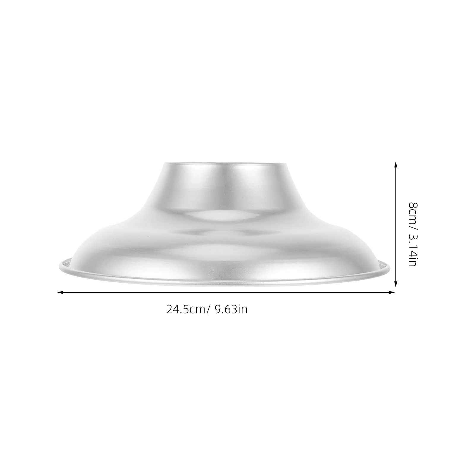 غطاء مصباح مقاوم للماء من سبائك الألومنيوم غطاء خفيف للسقف المستدير للمرآب، استبدال غطاء المصباح المعلق #3