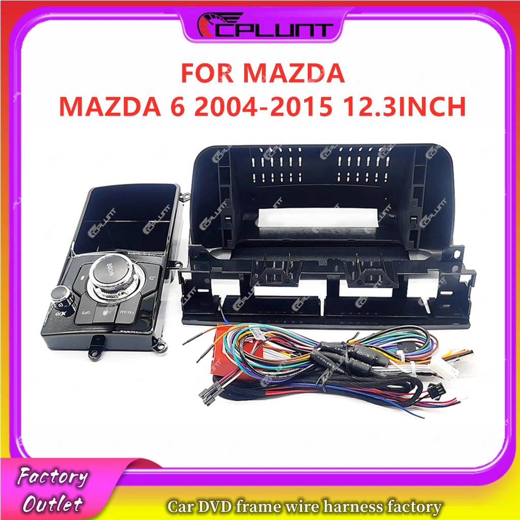 

2 Din Car Stereo Radio Frame Fascia Adapter For MAZDA MAZDA 6 2004-2015 12.3 INCH Android DVD Dash Fitting Panel Kit