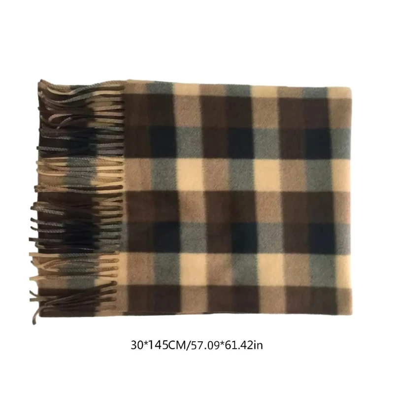 Kerstplaidsdeken Wintersjaal Warme grote Tartan Wrap Oversized sjaal