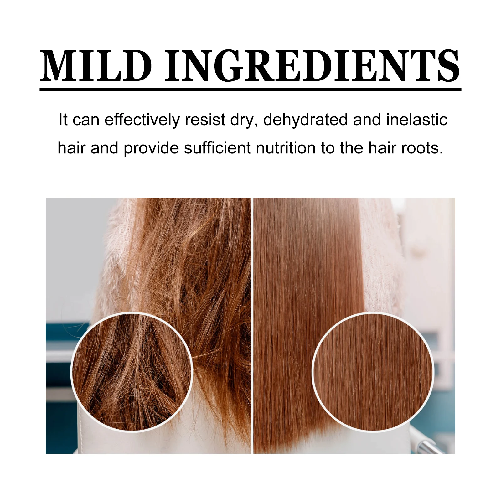 Hair Care Set Shampoo and Conditioner for Damaged Hair Repair Moisturizing Shine Smoothing All Hair Types Travel Kit