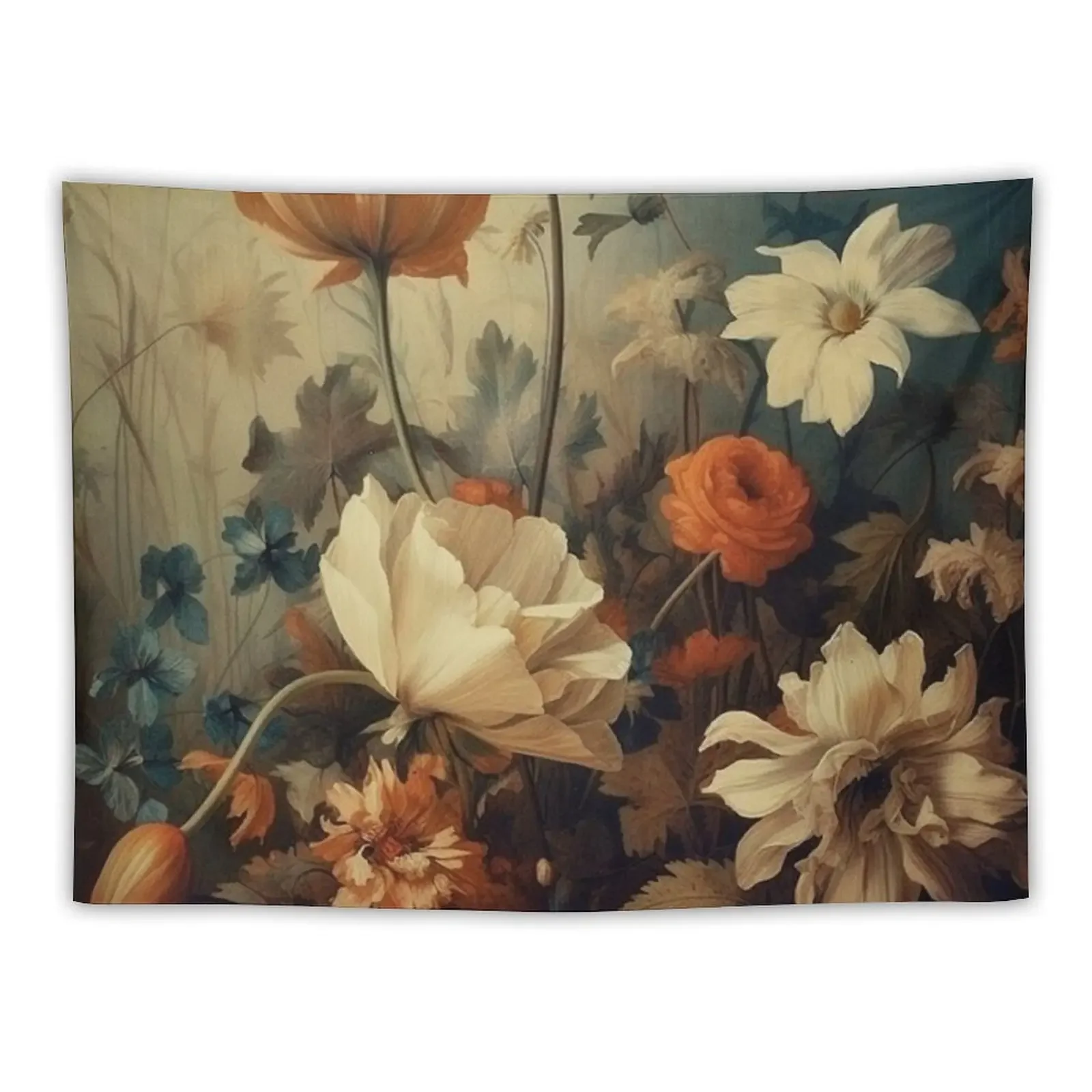 

Vintage Flowers #16 Tapestry Wall Deco Wall Decoration Items Room Decor For Girls Wallpaper Tapestry