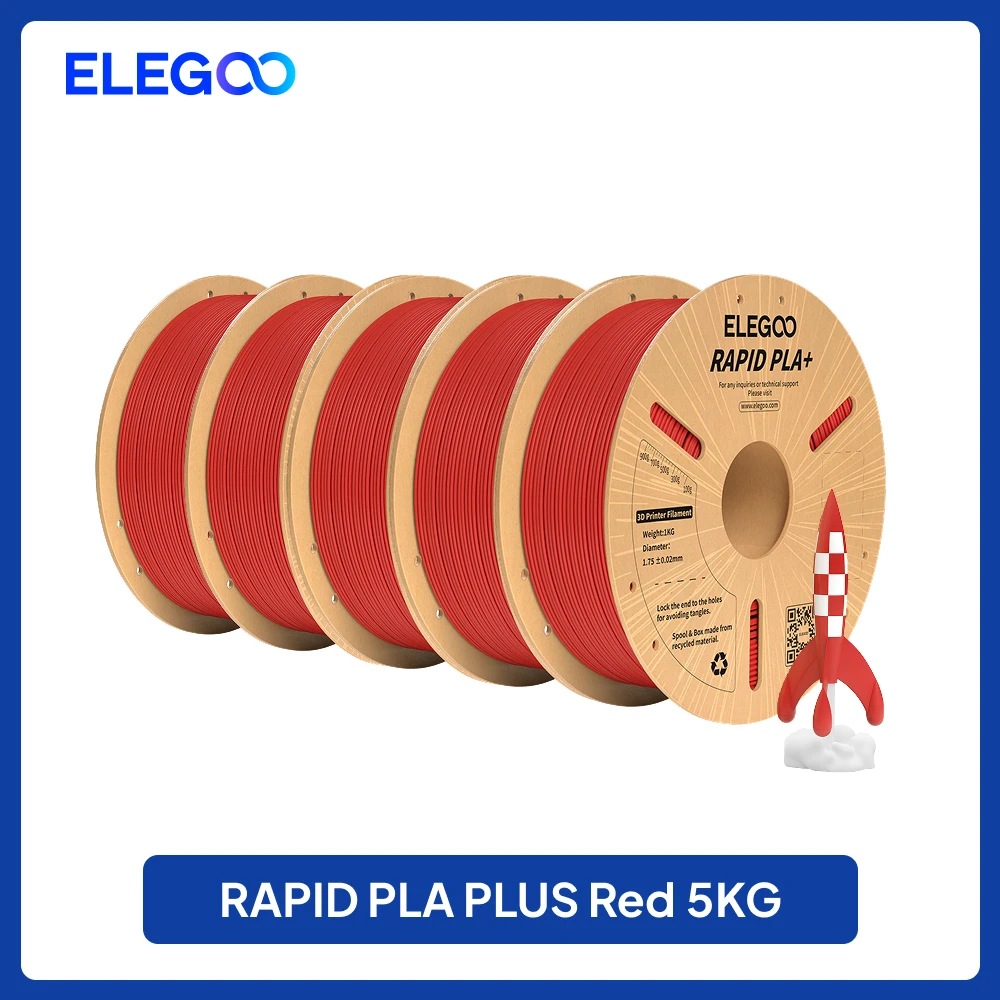 ELEGOO Rapid PLA+ 5 packs (5kg).