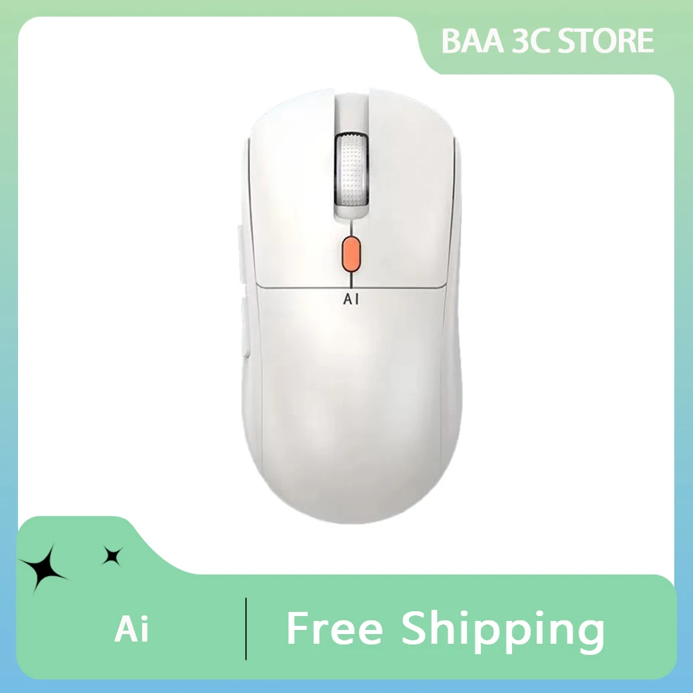 

Ai Bluetooth Wireless Mouse Three Mode USB Interface Intelligent Voice E-Sports Office Multi-Function Intelligent Gaming Mouse