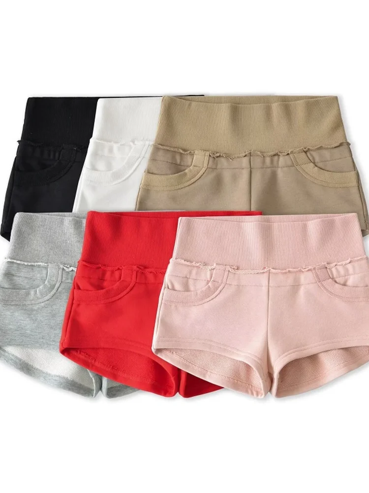 

Шорты с высокой талией и широким поясом, утягивающие, универсальные, облегающие, повседневные, для города, в стиле Spicy Girl