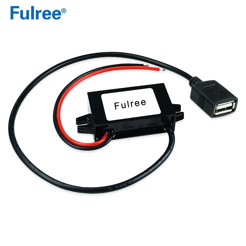 DC-DC Step Down Buck Converter Power Supply Module 12V24V to 5V 3A 15W for Car Male Female USB Mini USB Micro TYPEC USB Adapter