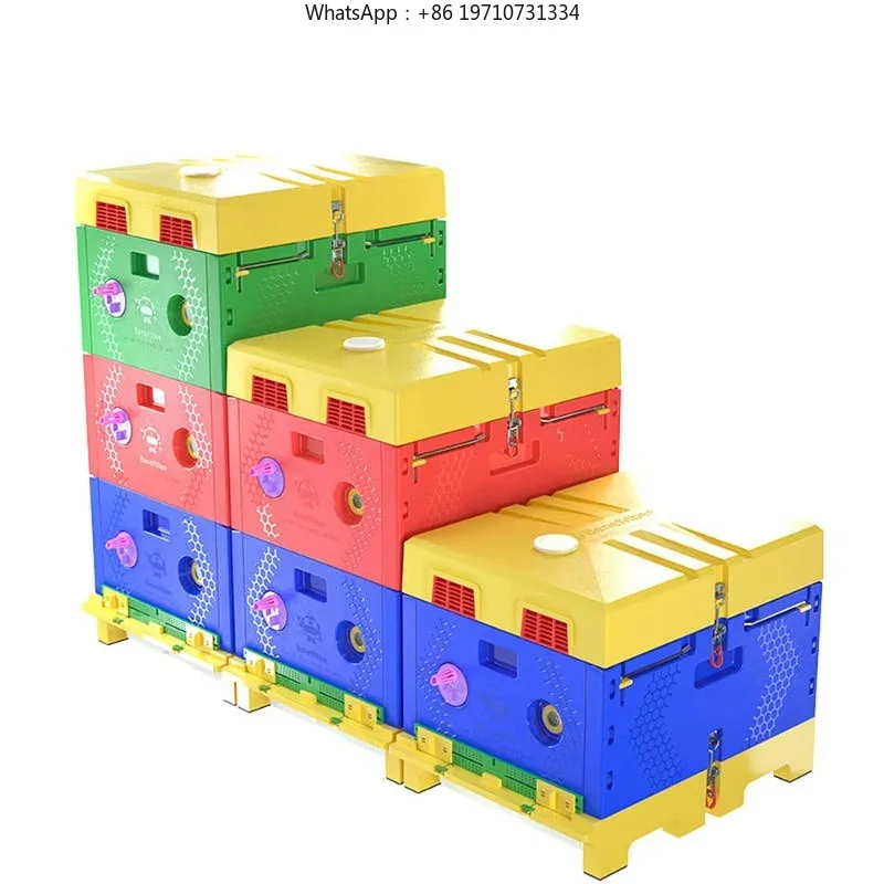 Insulated Plastic Beehive Multi-Functional Italian Bee Box Polystyrene Constant Temperature Hives for Beekeeping