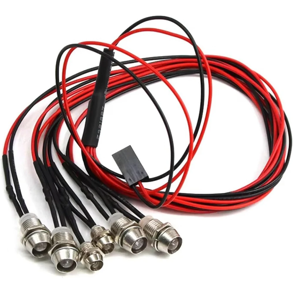 

Радиоуправляемые светодиодные фонари, подходящие для 3/5 мм, 70 см, 2/4/6, длина огней, ночные фары, фары, модель Drift Crawler, детали для обновления радиоуправляемого автомобиля