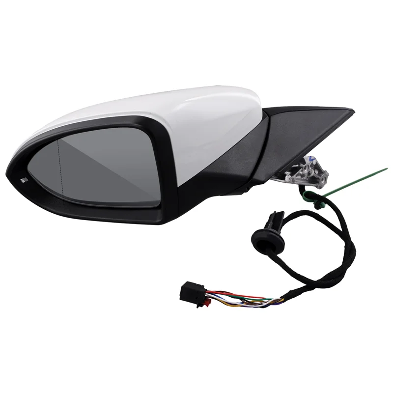 

Rear View Mirror Assembly 9 Wires Heated Electric Folding Side Wing Door Mirror For VW Golf 7 MK7 MK7.5