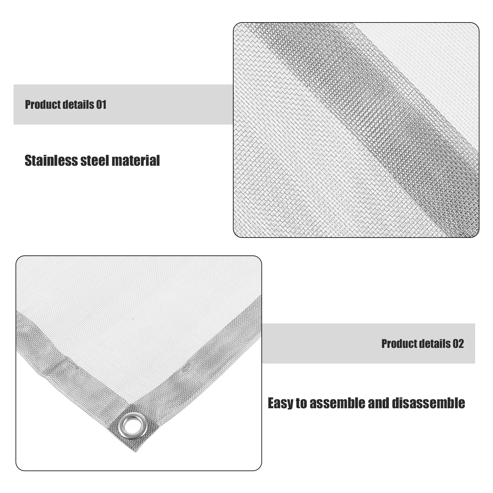 

Multifunctional Reusable Bbq Fire Mesh Grill Mat for Camping Picnic Barbecue Bonfire Party Fire Pit Mesh Camping