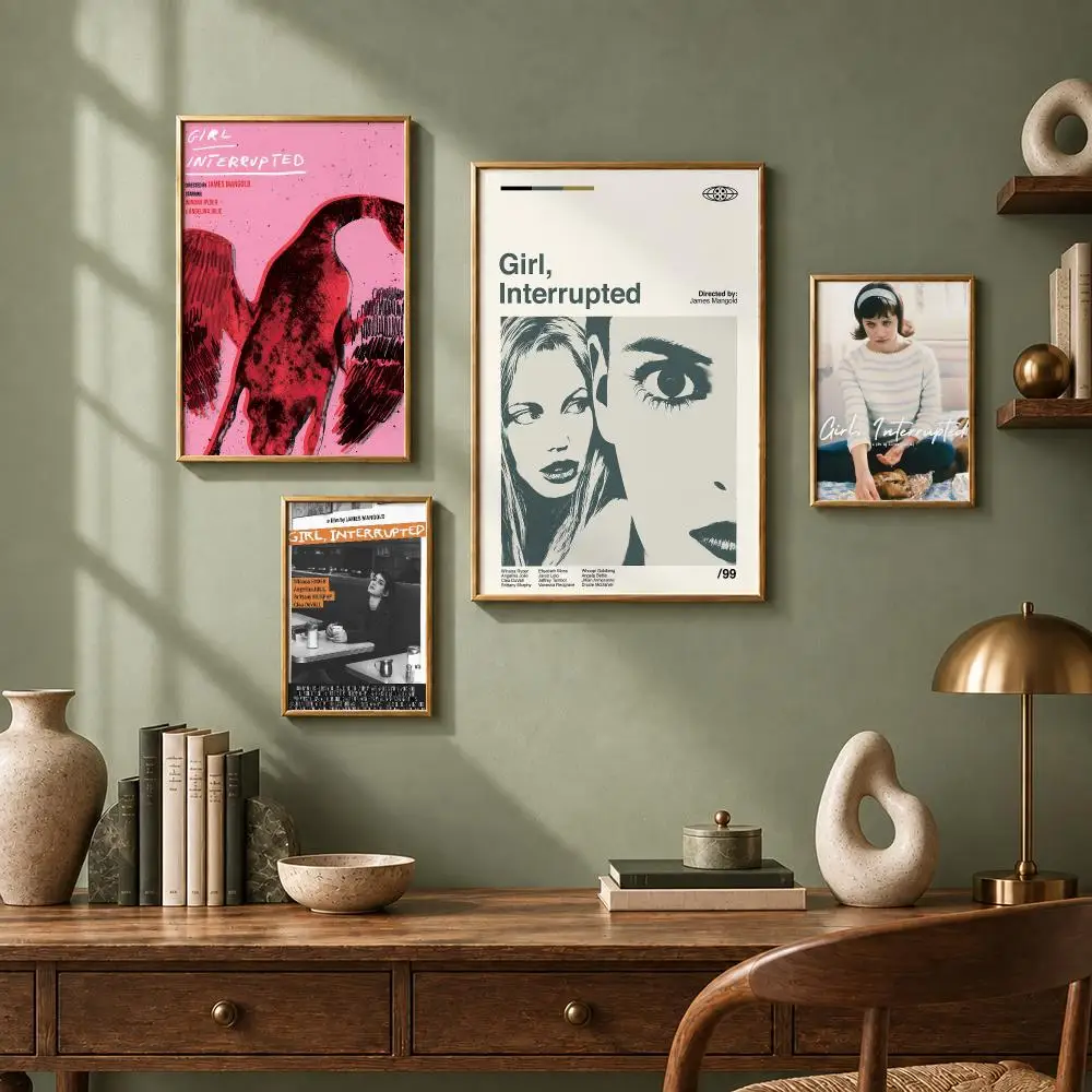 Classic Movie G-Girl, InterruptedS Poster HD Self-Adhesive No Residue After Removal Ideal for All Kinds of Wall Decor