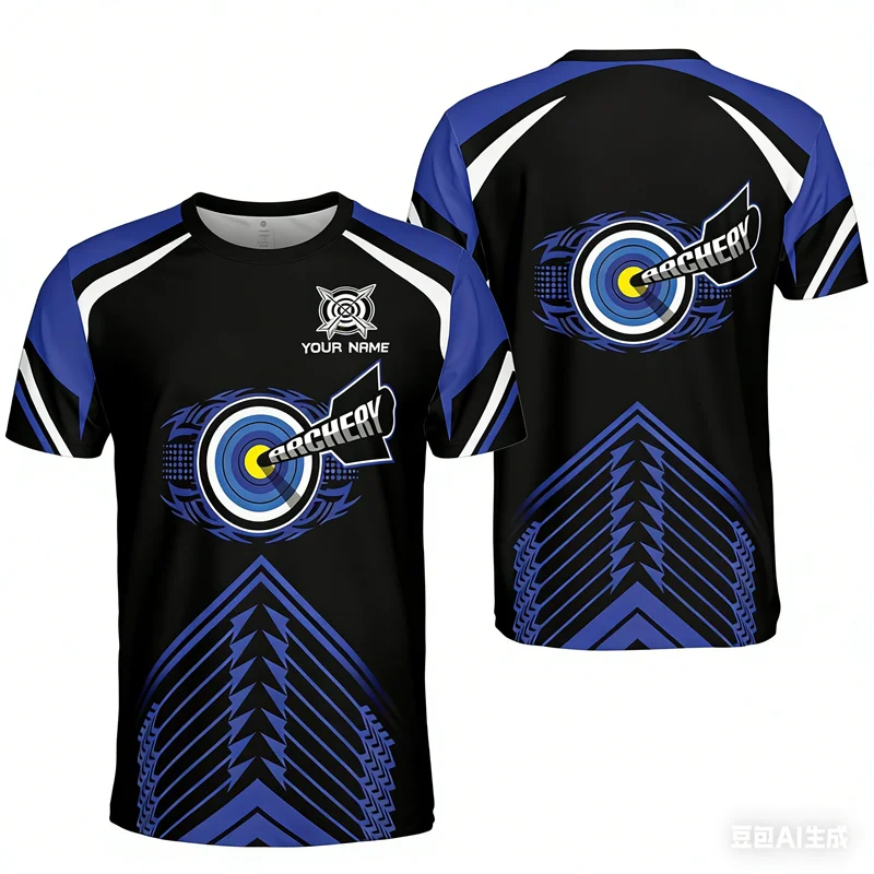 Camiseta deportiva con diseño de nombre personalizado para hombre, camisetas de manga corta con cuello redondo transpirables con estampado 3D, jersey de secado rápido a la moda