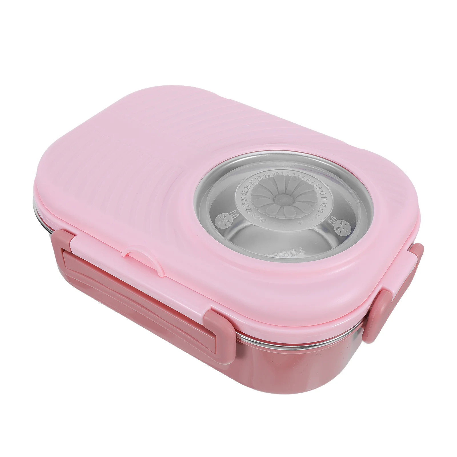 

Stainless Steel Bento Lunch Box 3 Compartment Leakproof Portable Food Storage Container For Office Travel Meal Prep