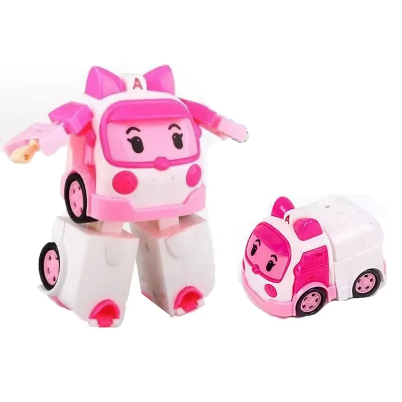 جديد الكرتون Robocar Polis عمل أرقام التحول أنيمي اليد تشوه سيارة نموذج طائرة دمى هدايا الروبوتات للأطفال