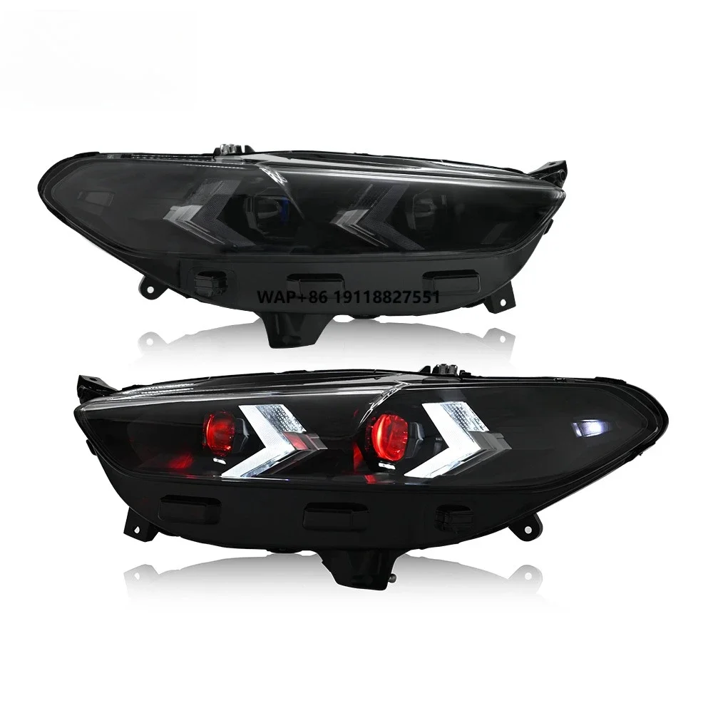 TT-ABC New Design Headlight for Fusion Mondeo 2013-2016 LED Headlamp with Devil Eye