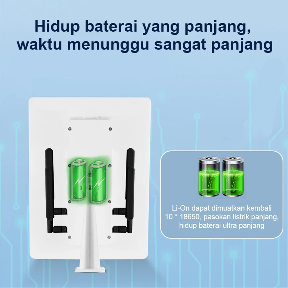 

Solar Powered 4G LTE WiFi Router with SIM Card Slot Outdoor Wireless Router IP66 Waterproof for Outdoor Camera Phone PC