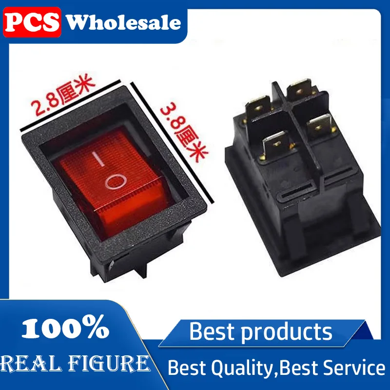 Original RS606 anti-collision power switch Electric heater Electric heater Heater power switch 4 pin 2 speed 16A250V