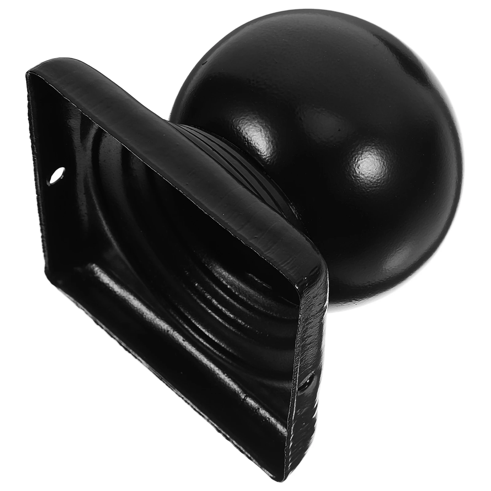 

Iron Pillar Capital Fence Covers Caps Black Wrought Post Topper Garden Lawn Fencing Railing Finials Fits Various Sizes