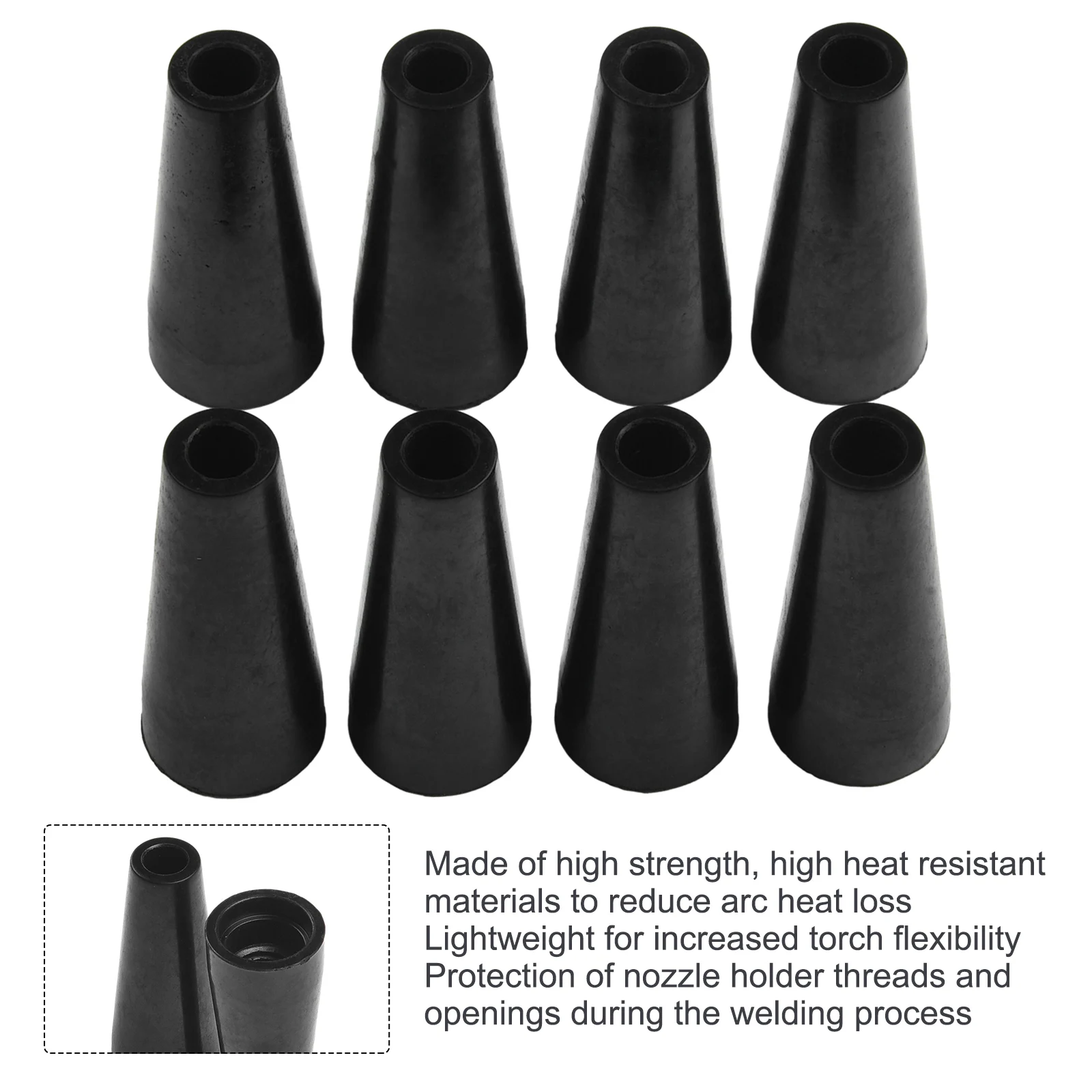 

High Heat Resistance Nozzle, Flux Core Gasless Protection, Enhance Welding Process Flexibility, Safe and Efficient