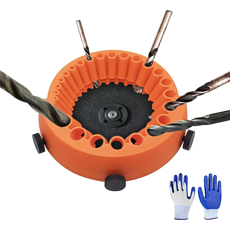 A25F-Bohrer Bohrerschärfer 1/16" bis 1/2" Bits, angetrieben durch 125 mm Winkelschleifer, Bits usw