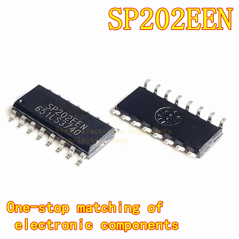 10PCS/Pack Chip SP202EEN-L/TR Soic-16 RS232 transceiver IC