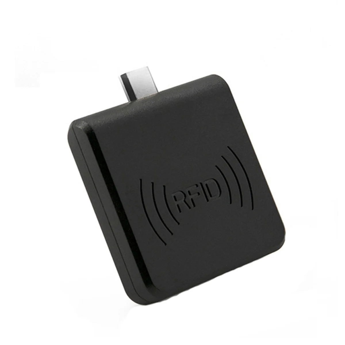 Mini Type C Interface 134.2Khz RFID EMID -B Animal ID Reader Suitable for Ear Tag Ankle Tag for Cattle Pig Chicken(A)