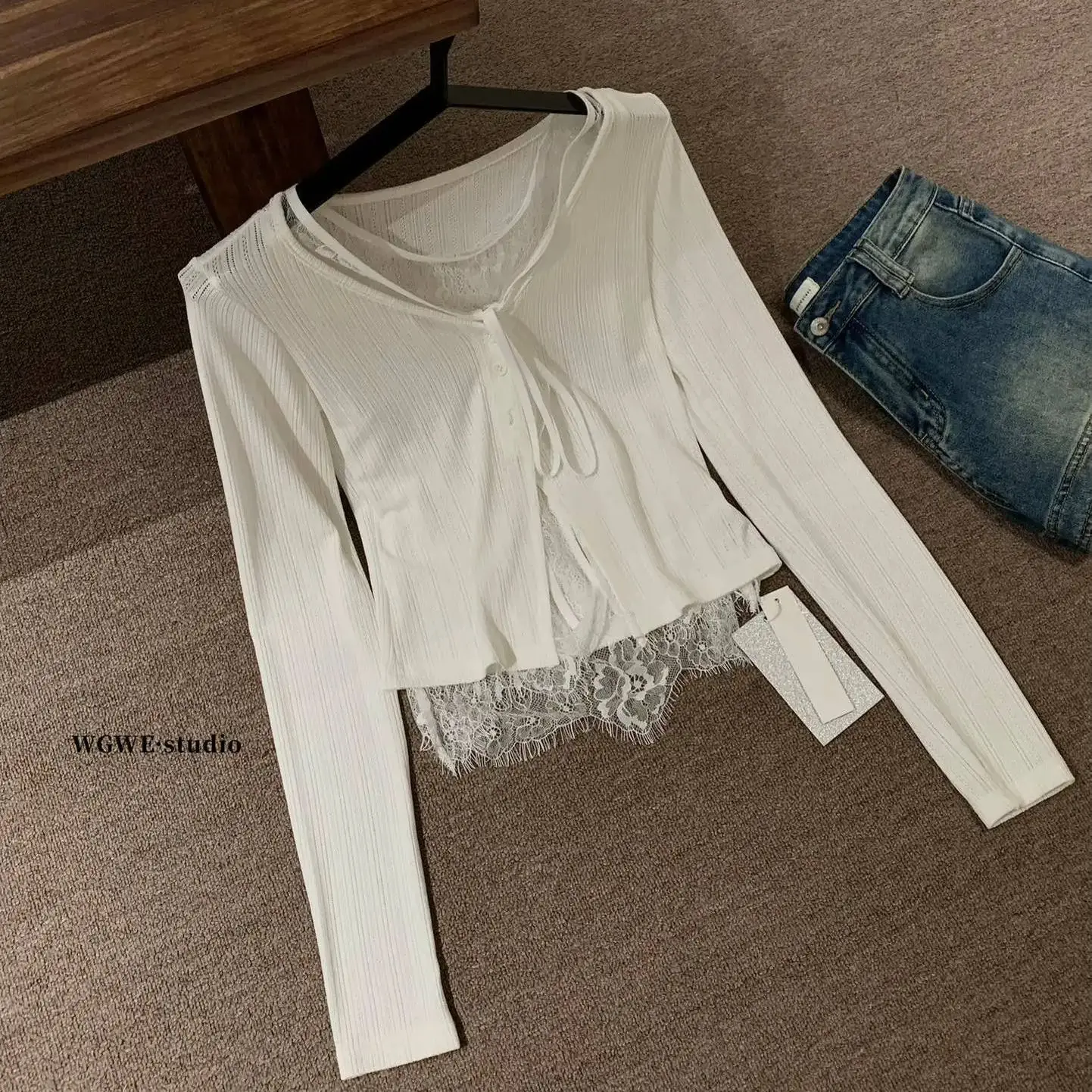 2025 Lyocell Tencel Lazy Loose Korean Gestreiftes schulterfreies T-Shirt mit Fledermausärmeln, vielseitiges Oberteil