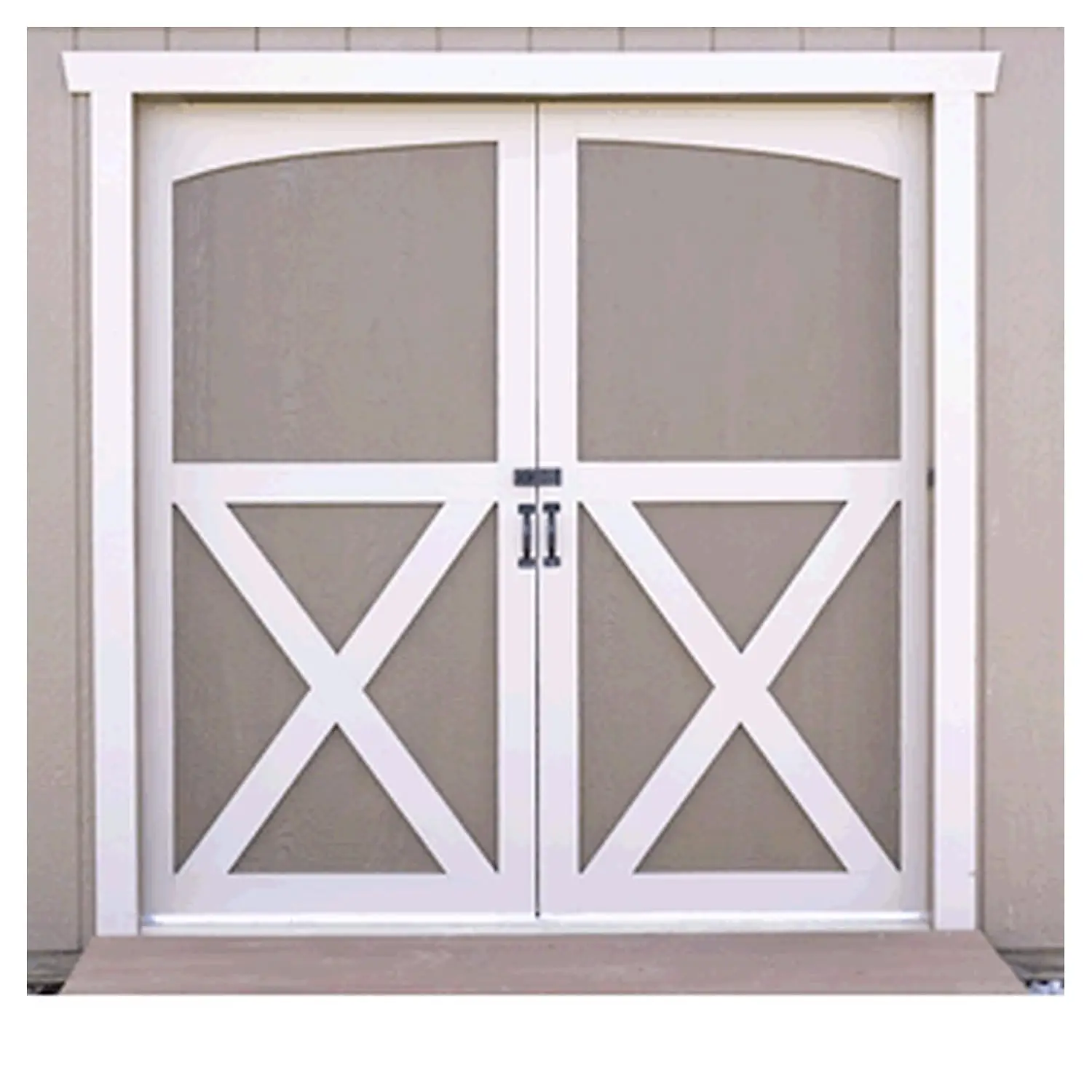 12x24 ft Wood Storage Shed Kit with Floor & 4x4 Runners, Outdoor Garden Tool House, Customized