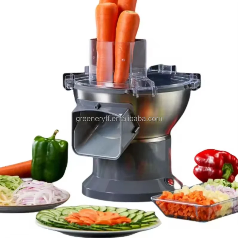 

High Quality Vegetable Slicer Chopper Potato Cutter Electric Onion Holder For Slicing Multi Functional Stainless Steel Fruit