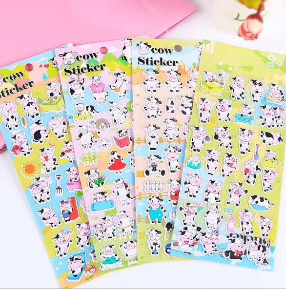 1pcs/1lot Kawaii Stationery Stickers calf Junk Journaling Decorative Mobile Scrapbooking for stickers Scrapbook