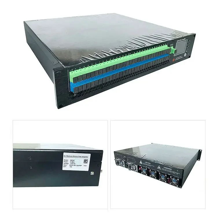 Low Price SC/APC SC/UPC 21dBm WDM EDFA 1310 1490 1550nm 32port Optical Amplifier Catv Edfa